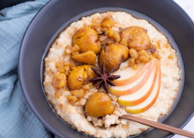 Chai-Spiced Chestnut Porridge