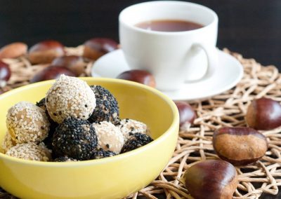 Chestnut, Pear and Orange Powerballs