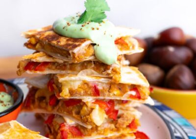 Chestnut Quesadillas