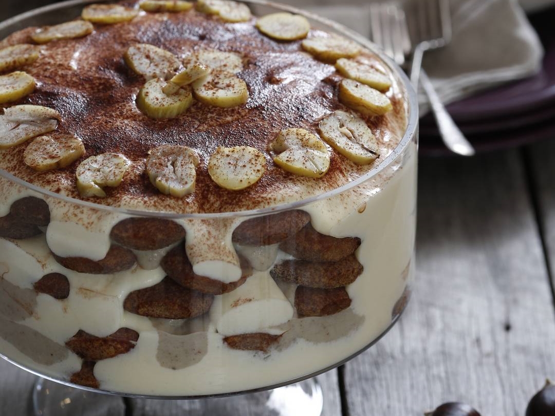 Creamy Chestnut Tiramisu Creamy Chestnut Tiramisu