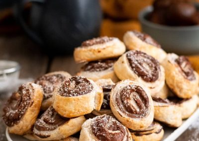 Chestnut Pastry Swirls